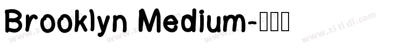 Brooklyn Medium字体转换